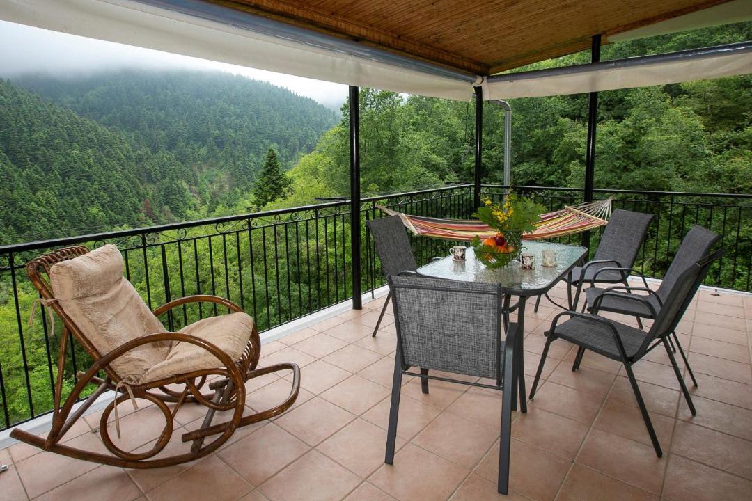 Photo of Patio Balcony in Lake Plastiras