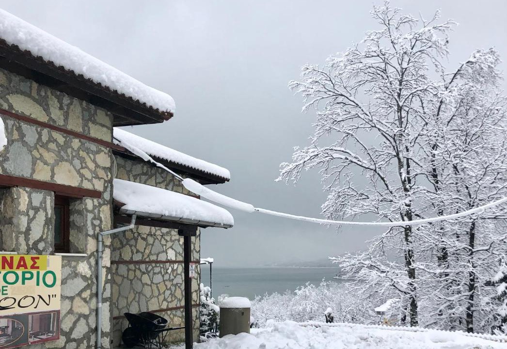 Photo of Buildings in Lake Plastiras