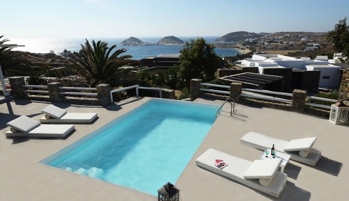 Luxury Villa, 4 Bedrooms, Private Pool, Sea View (Kalafati)