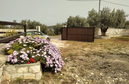 Pella Region Villa | Silent, sea view, breezy house in a seaside village with garden.Family friendly