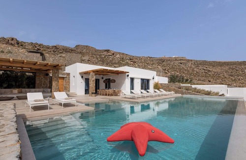 Mykonos Town Villa | Scenic Villa With Heated Pool & Sea Views